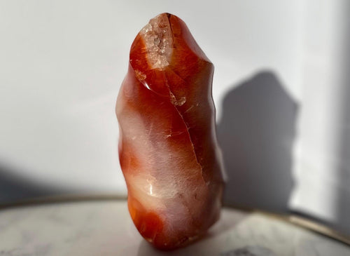 Carnelian Flame Crystal Gemstone Carving