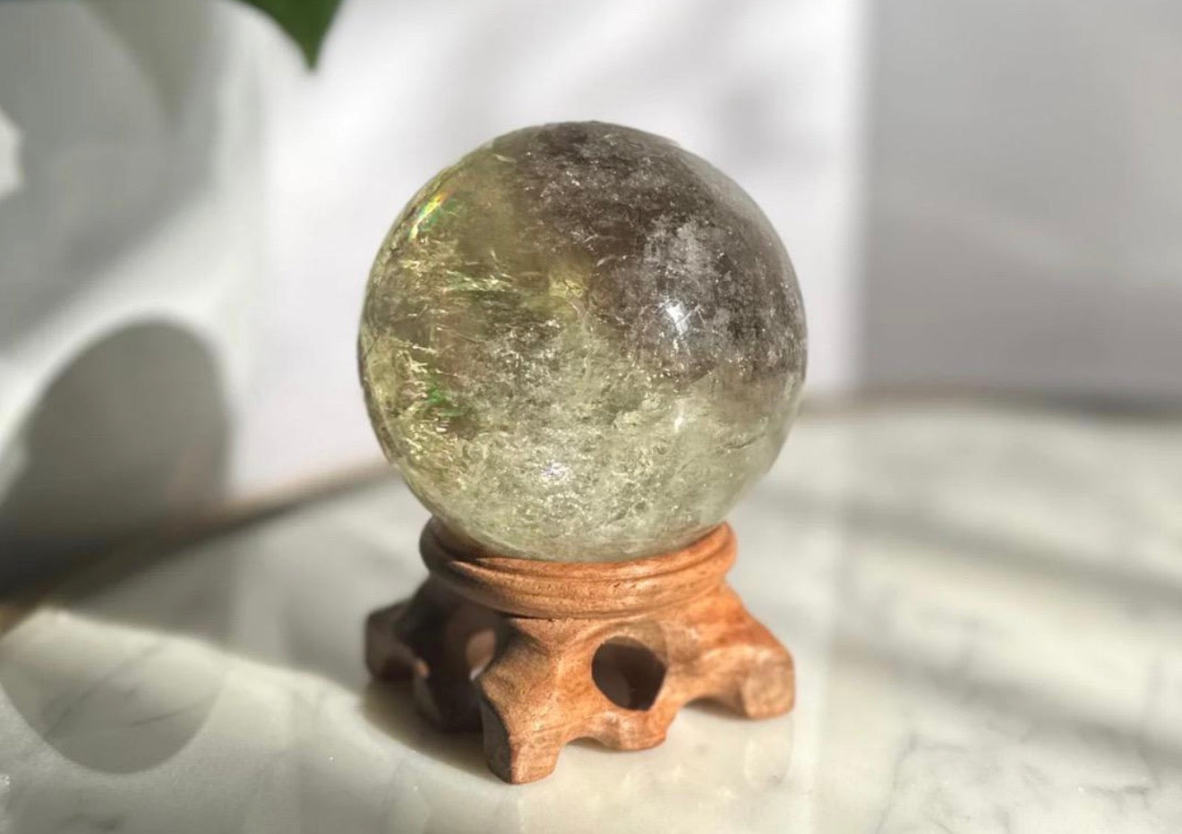 Rainbow Citrine Sphere