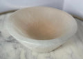 Peach Selenite Satin Spar Bowl Crystal Gemstone Carving - BIG SIZE
