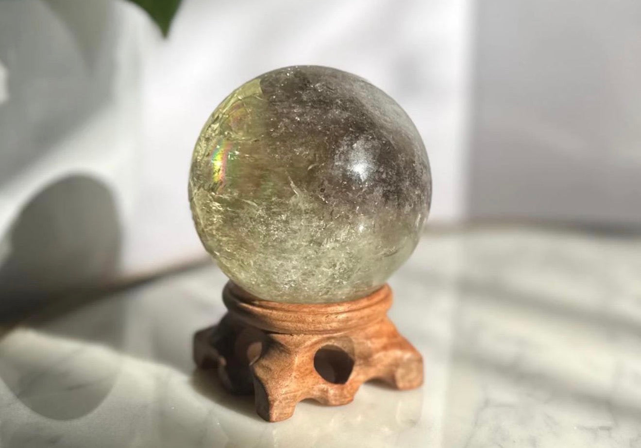 Rainbow Citrine Sphere