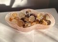 Unique High Quality Rose Quartz Crystal Bowl - Hand Carved