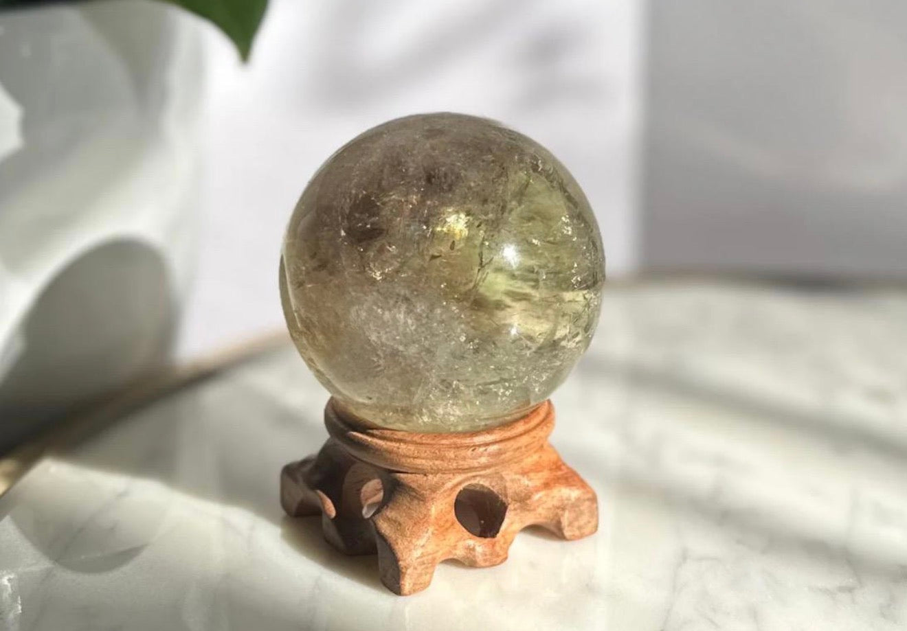 Rainbow Citrine Sphere