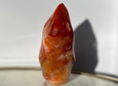 Carnelian Flame Crystal Gemstone Carving