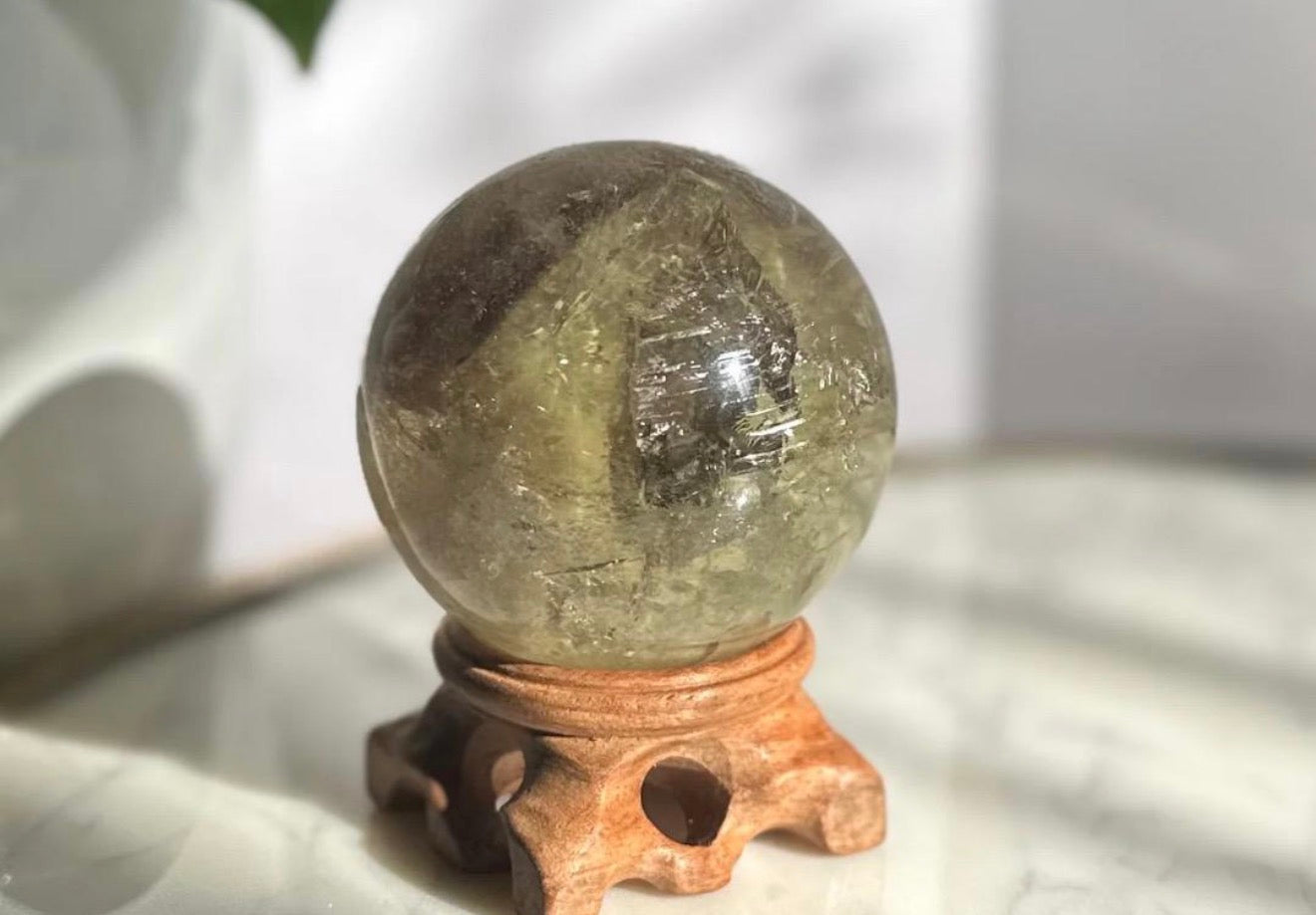 Rainbow Citrine Sphere